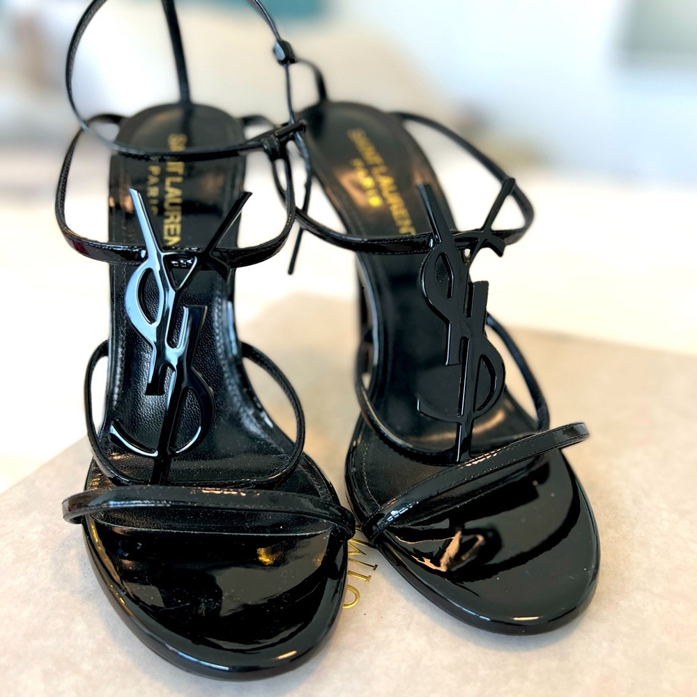 Saint Laurent
Women's Cassandra Strappy High Heel Sandals